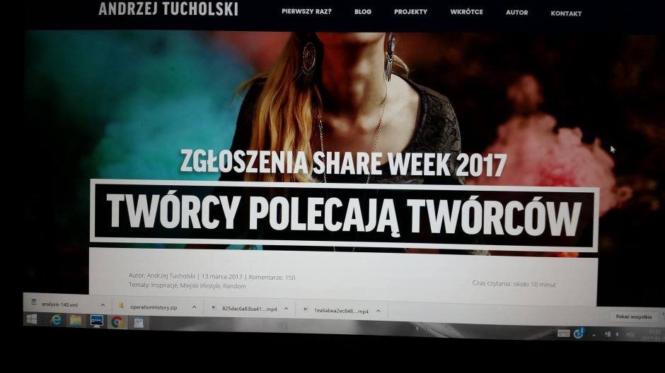 SHARE WEEK 2017 Andrzej Tucholski